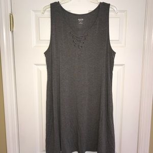 Grey cotton dress